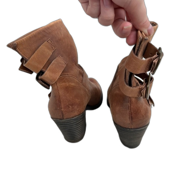 Lucky Brand Tommie Chestnut Booties Size 10 - Picture 8 of 12